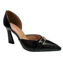 Sapato Scarpin Slingback Casual Feminino Vizzano 1388.516 Preto Sapato Scarpin Slingback Casual Feminino Vizzano 1388.516 Preto