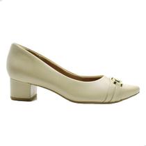 Sapato scarpin social usaflex feminino branco off original