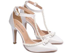 Sapato Scarpin Torricella Off White