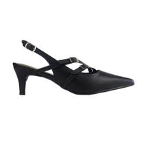 Sapato Scarpin Via Uno Slingback Chic