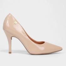 Sapato scarpin vizzano bico fino verniz nude 11841101nu