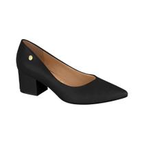 Sapato Scarpin Vizzano Casual Feminino Salto Bloco Médio Preto Sapato Scarpin Vizzano Casual Feminino Salto Bloco Médio Preto