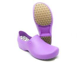 Sapato Segurança Antiderrapante Enfermagem Cozinha Hotelaria Sticky Shoe WOMAN Canada EPI CA 39848