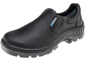 Sapato segurança ocupacional epi marluvas modelo 95s19bp bico pvc fechamento por elastico com c.a