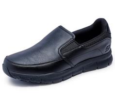 Sapato Skechers Nampa-Groton Food Service preto 7.5 Sapato Skechers Nampa-Groton Food Service preto 7.5