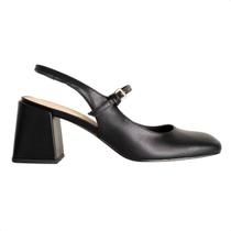 Sapato Slingback Boneca Preto Dm