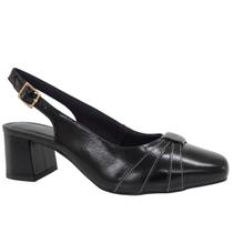 Sapato Slingback em Couro Tchocco 24901 Sapato Slingback em Couro Tchocco 24901