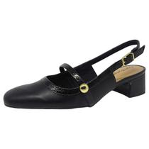 Sapato Slingback Feminino Conforto Salto Baixo Comfortflex Sapato Slingback Feminino Conforto Salto Baixo Comfortflex
