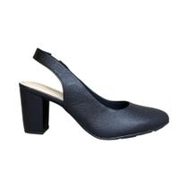 Sapato slingback feminino modare 7377.120 salto grosso original