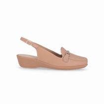 Sapato Slingback Ivone Anabela Amendoa