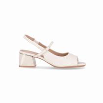 Sapato Slingback Renee Off White