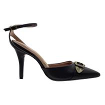 Sapato SlingBack Salto Baixo Vizzano 1184.1707 Preto