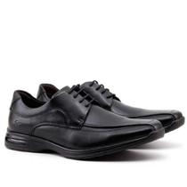 Sapato Smart Democrata Air Spot Couro Preto Sapato Smart Democrata Air Spot Couro Preto