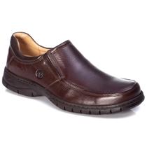 Sapato Social Anatomic Gel Floater Brown 7902 Masculino