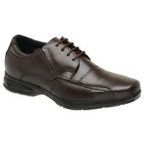 sapato social antistress masculino de couro ortopedico conforto 37 ao 46