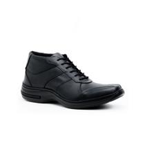 Sapato social bota masculina ortopédica de couro legitimo confort 33 ao 46