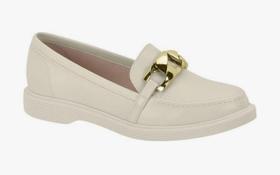 Sapato Social Branco Mocassim Sapatilha Moleca Napa Branco Sapato Social Branco Mocassim Sapatilha Moleca Napa Branco