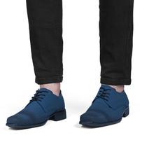 Sapato Social Casual Masculino Bico Quadrado Oxford 1011