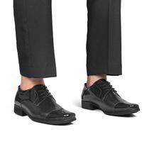 Sapato Social Casual Masculino Bico Quadrado Oxford 1011