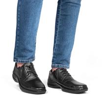 Sapato Social Casual Masculino Com Cadarço Em couro Premium 5070