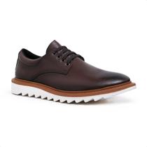 Sapato Social Casual Masculino Derby Solado Tratorado com Cadarço Sapato Social Casual Masculino Derby Solado Tratorado com Cadarço