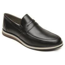 Sapato Social Casual Masculino Preto Conforto de Qualidade Moderno Sapato Social Casual Masculino Preto Conforto de Qualidade Moderno
