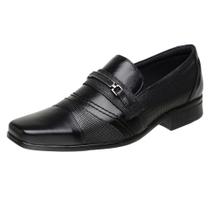 Sapato Social Casual Preto Sapato Masculino Moderno em Couro SLZ REF-3021 Sapato Social Casual Preto Sapato Masculino Moderno em Couro SLZ REF-3021