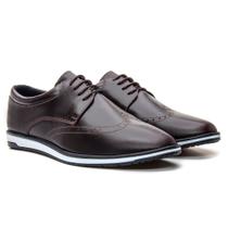 Sapato Social Com Cadarço Mocassim Oxford Elegante Fino Moda Masculina