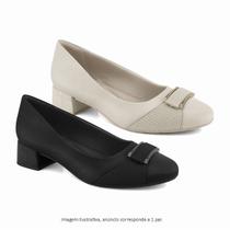 Sapato Social com Fivela Feminino ComfortFlex