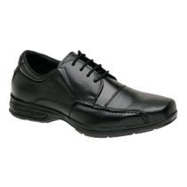 Sapato Social Conforto Fecho Ecler Couro San Lorenzo 5070