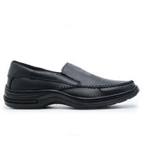 Sapato Social Couro Conforto Palmilha Macia Masculino