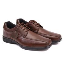 Sapato Social COURO Legitimo Masculino Preto Marrom Estilo Conforto