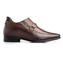 Sapato Social Couro Rafarillo Masculino Elástico Salto 7cm Sapato Social Couro Rafarillo Masculino Elástico Salto 7cm