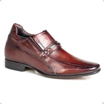 Sapato Social Couro Rafarillo Masculino Elástico Salto 7cm Sapato Social Couro Rafarillo Masculino Elástico Salto 7cm
