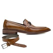 Sapato Social Couro Whisky Premium + Cinto 58850 Sapato Social Couro Whisky Premium + Cinto 58850