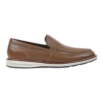 Sapato Social de Couro Calce Fácil Masculino Ferracini Kingston 6156-675I Marrom