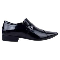 Sapato Social de Couro Masculino Jota Pe Air Fillipo 77704 Preto Verniz Sapato Social de Couro Masculino Jota Pe Air Fillipo 77704 Preto Verniz