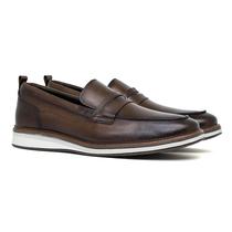 Sapato Social Democrata James Hi Soft Loafer Couro 298101