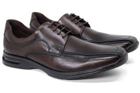 Sapato Social Democrata Smart Air Couro Conforto 448026