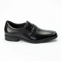 Sapato Social Democrata Smart Comfort Pointer Hi-soft 32 Couro Preto