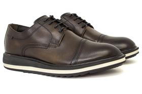 Sapato Social Democrata Trattore Couro Conforto