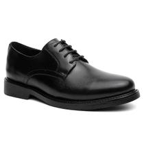 Sapato Social Derby Centuria Em Couro Preto