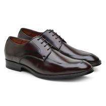 Sapato Social Derby Jacometti Masculino Couro Liso Elegante Sapato Social Derby Jacometti Masculino Couro Liso Elegante
