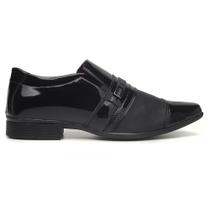 Sapato Social Elegante Formal Masculino Verniz Detalhado Sapato Social Elegante Formal Masculino Verniz Detalhado