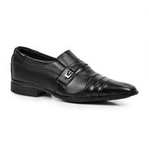 Sapato social em couro com fivela polo state premium loafer montecello preto 39 black unica