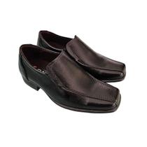 Sapato social em couro infantil liso - 8015