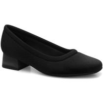 Sapato Social Feminino Lycra Preto Comfortflex 2495422-4