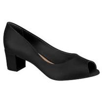 Sapato social feminino peep toe beira rio conforto 33