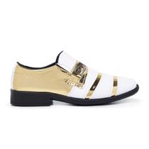 Sapato Social Infantil Adolescente Menino Calce Leve Macio