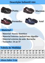 Sapato Social Infantil Masculino 444